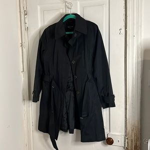Jones New York Black Trench Coat